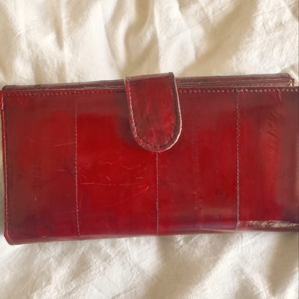 Vintage Mundi Genuine Eelskin Wallet Brand New